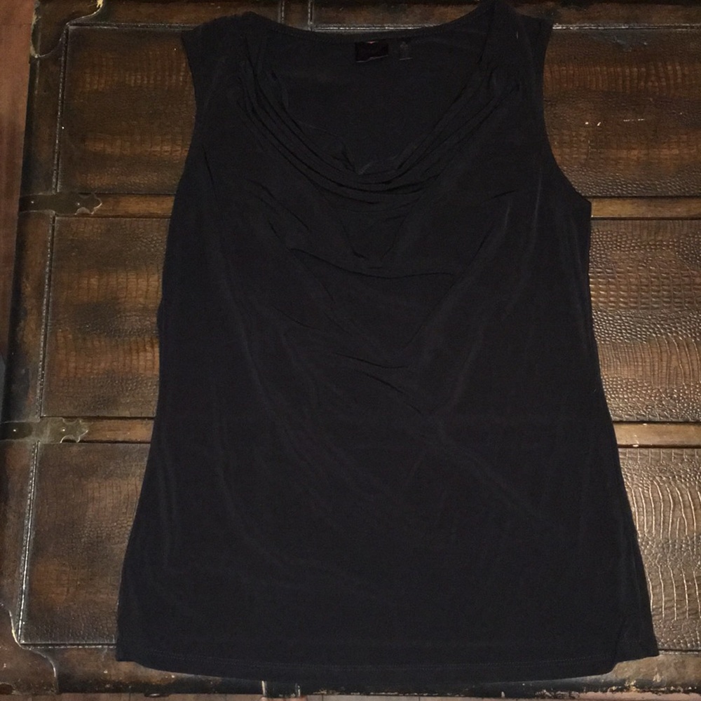 Beautiful black sleeveless blouse